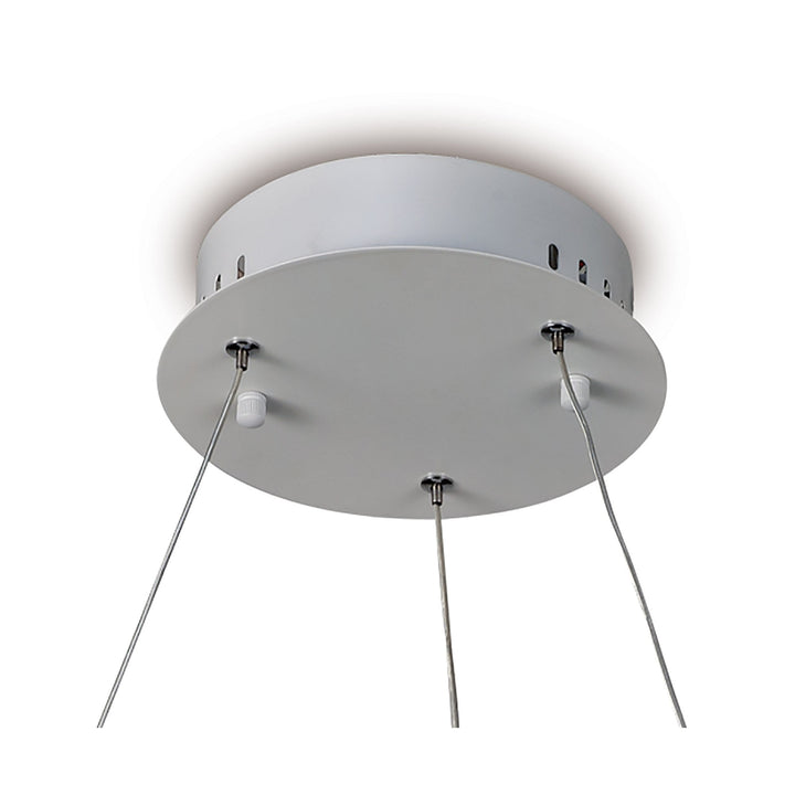 Mantra M5762 Lunas Pendant 63.5cm x 46.3cm 43W LED RF Remote Control White