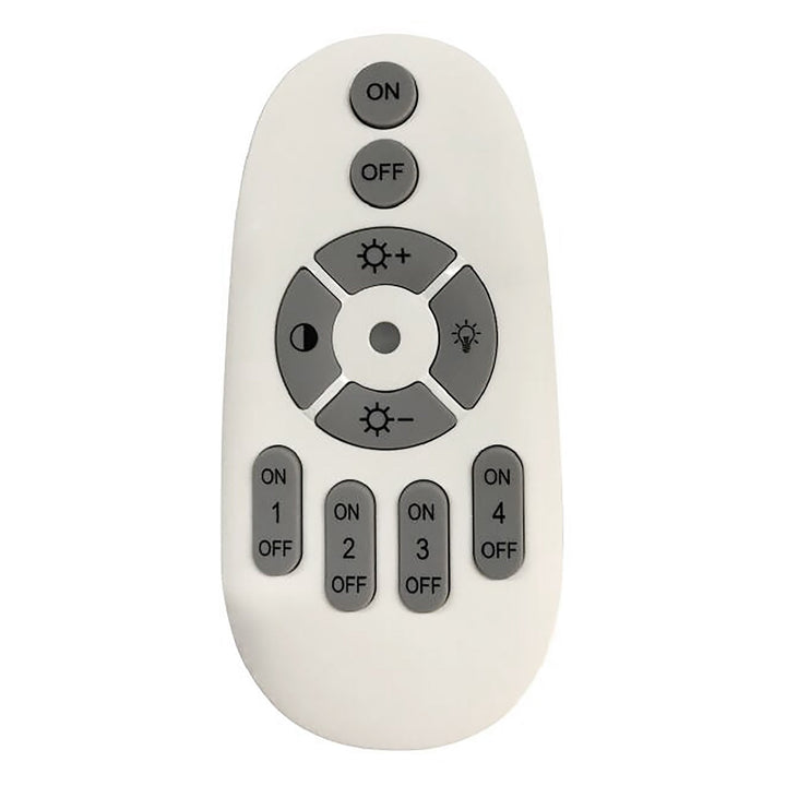 Mantra M5764 Lunas Flush Ceiling 61cm Diameter 54W LED RF Remote Control White