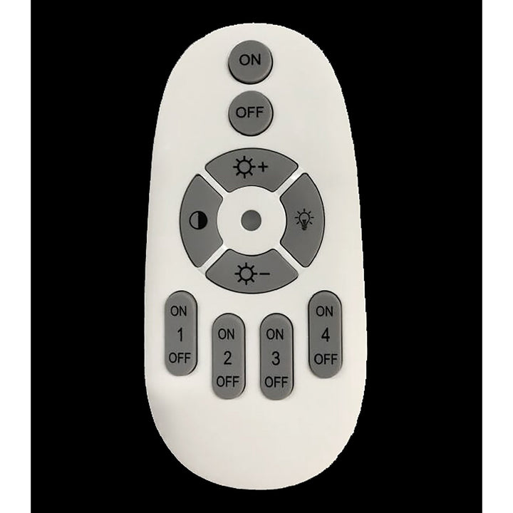 Mantra M5764 Lunas Flush Ceiling 61cm Diameter 54W LED RF Remote Control White