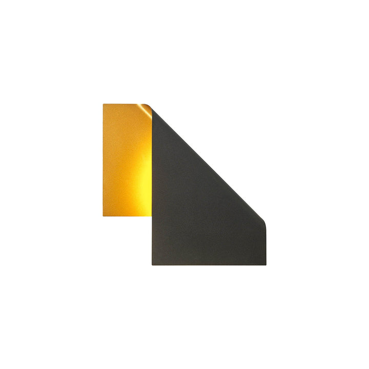 Mantra M7694 Luppi Wall Light 1 Light Black/Gold