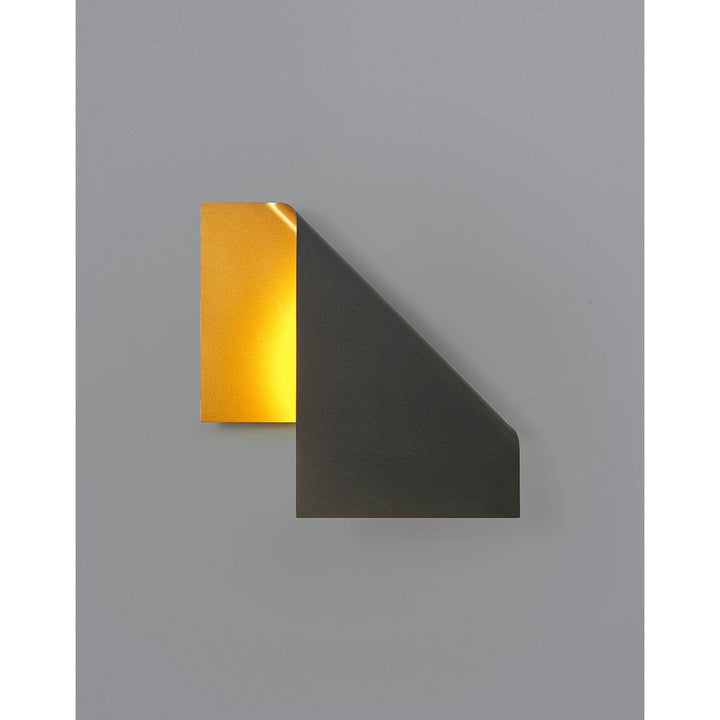 Mantra M7694 Luppi Wall Light 1 Light Black/Gold