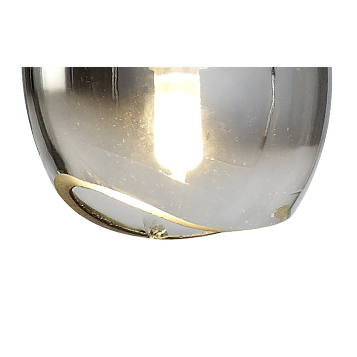 Mantra M6187 Lens Pendant 14cm Round Polished Chrome