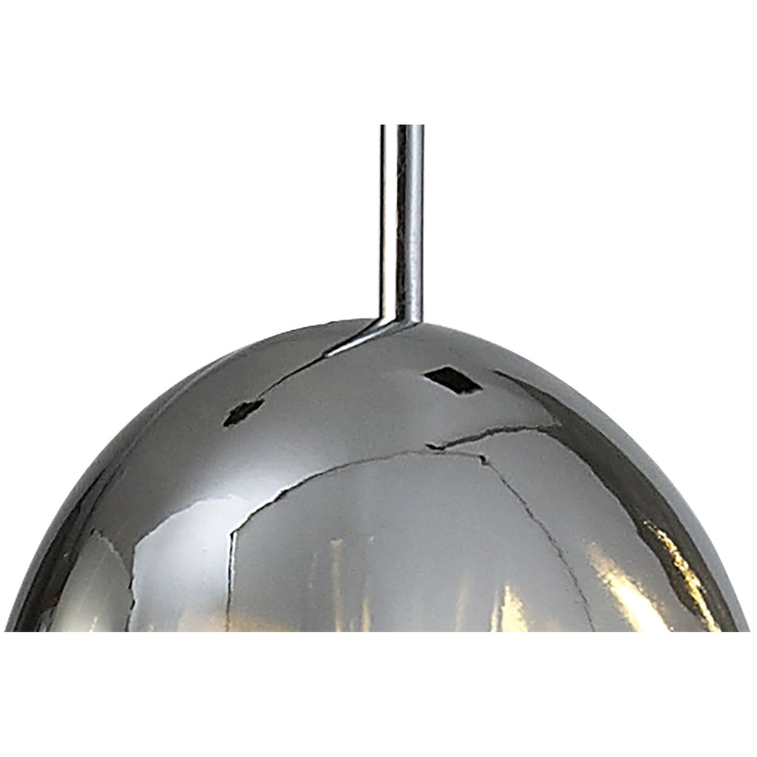 Mantra M6187 Lens Pendant 14cm Round Polished Chrome