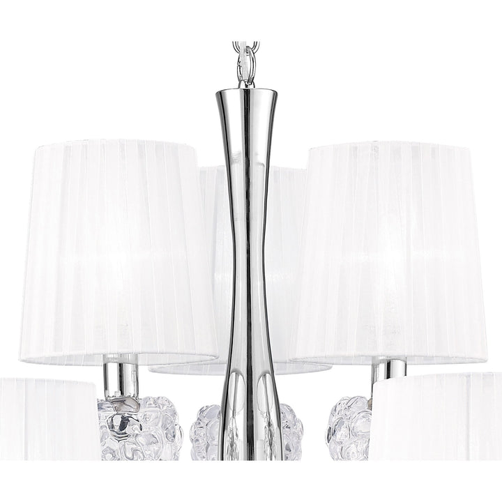 Mantra M4630 Loewe 2 Tier Pendant Polished Chrome