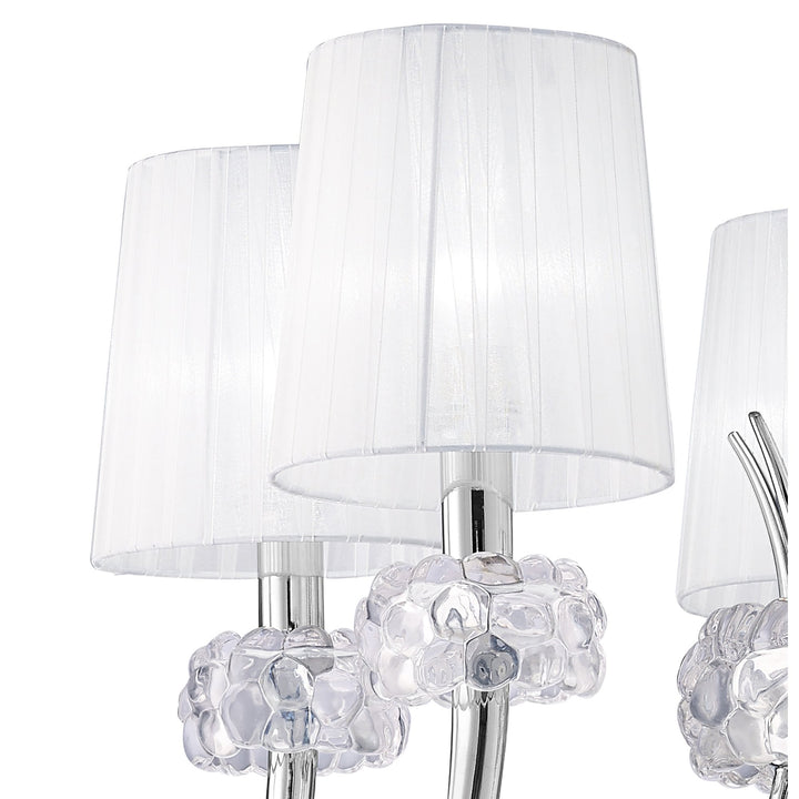 Mantra M4631 Loewe Pendant 5 Light Polished Chrome