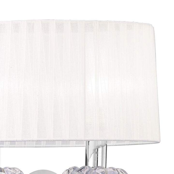 Mantra M4634/S Loewe Wall Lamp 2 Light Polished Chrome