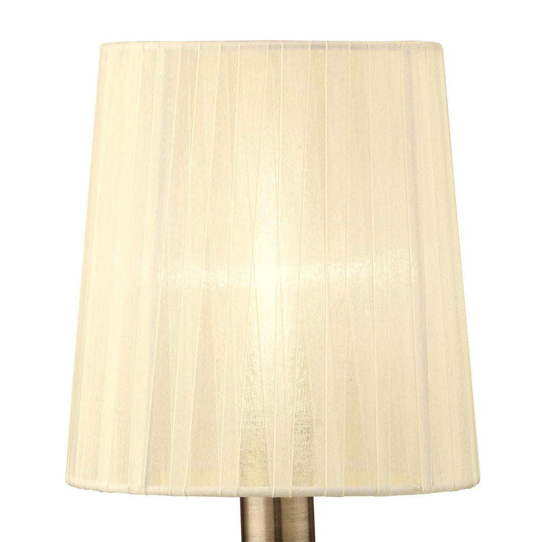 Mantra M4637AB Loewe Table Lamp 1 Light Small Antique Brass