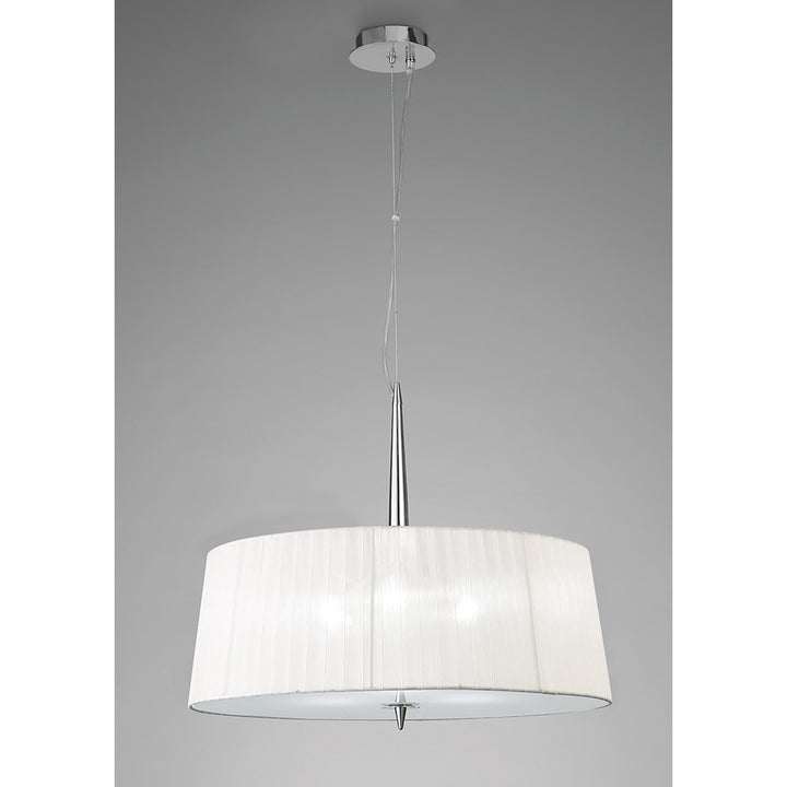 Mantra M4639 Loewe Single Pendant 3 Light Polished Chrome