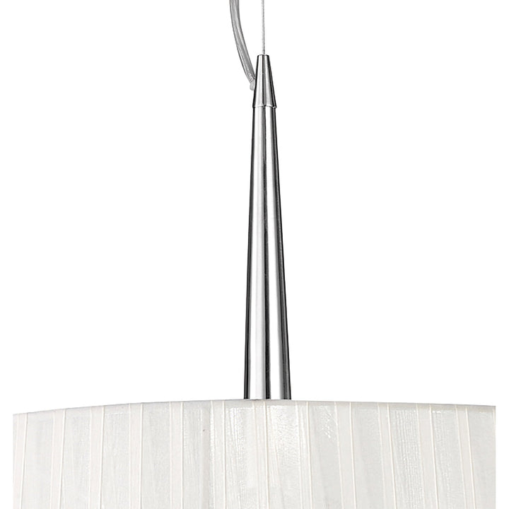 Mantra M4639 Loewe Single Pendant 3 Light Polished Chrome