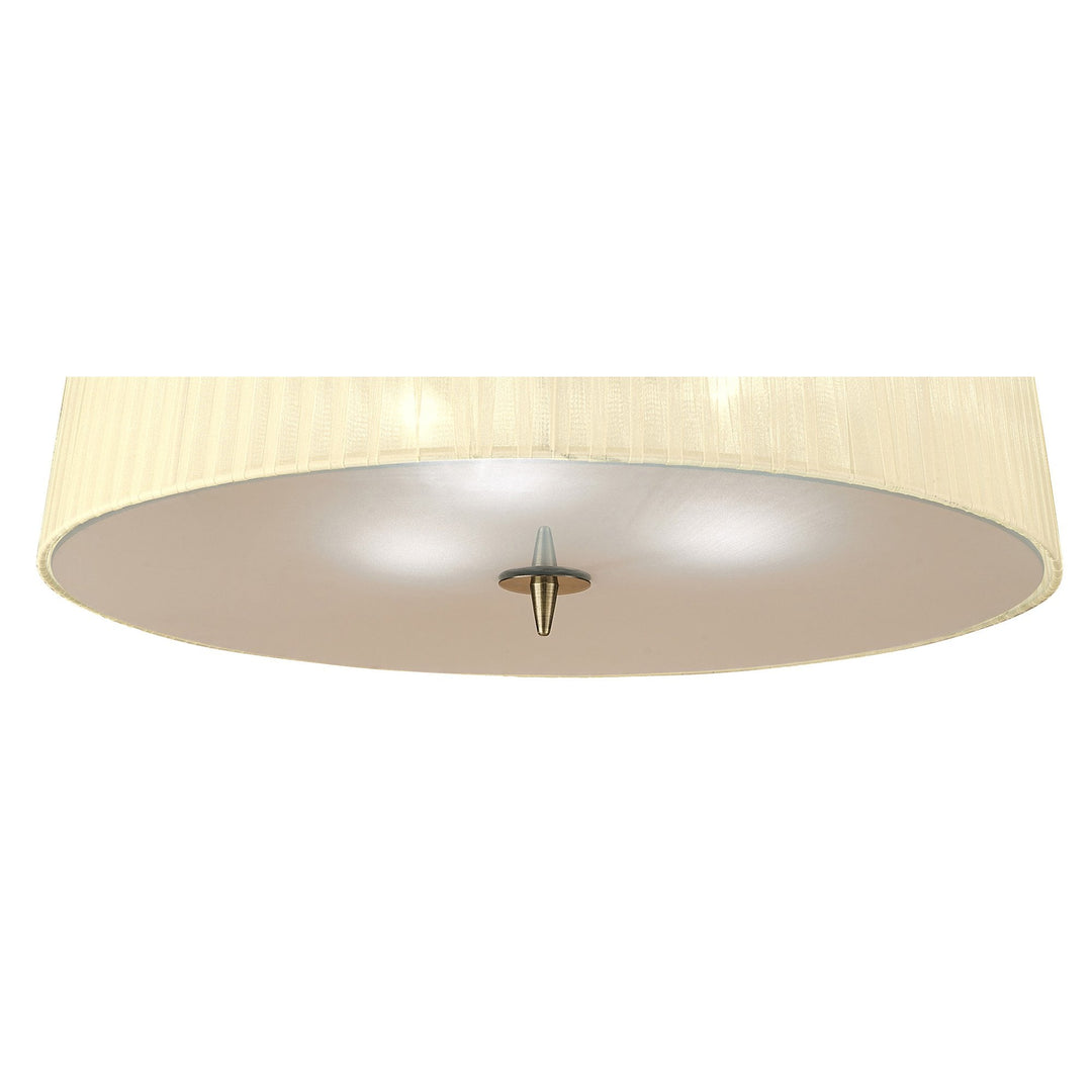 Mantra M4640AB Loewe Ceiling 3 Light Antique Brass