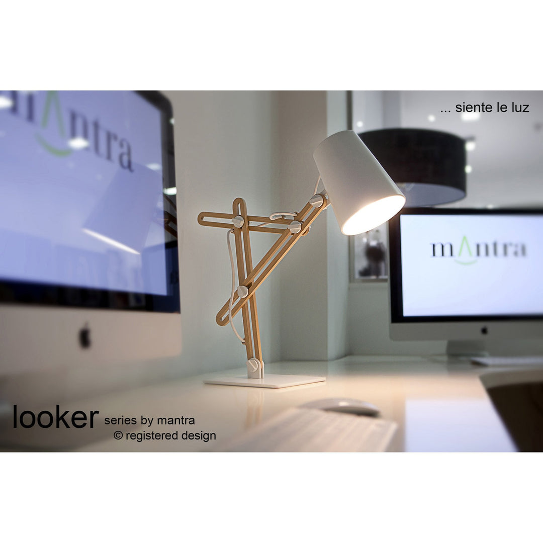 Mantra M3613 Looker Table Lamp Light White