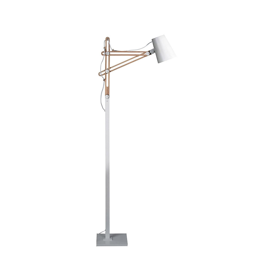 Mantra M3774 Looker Floor Lamp 1 Light Matt White