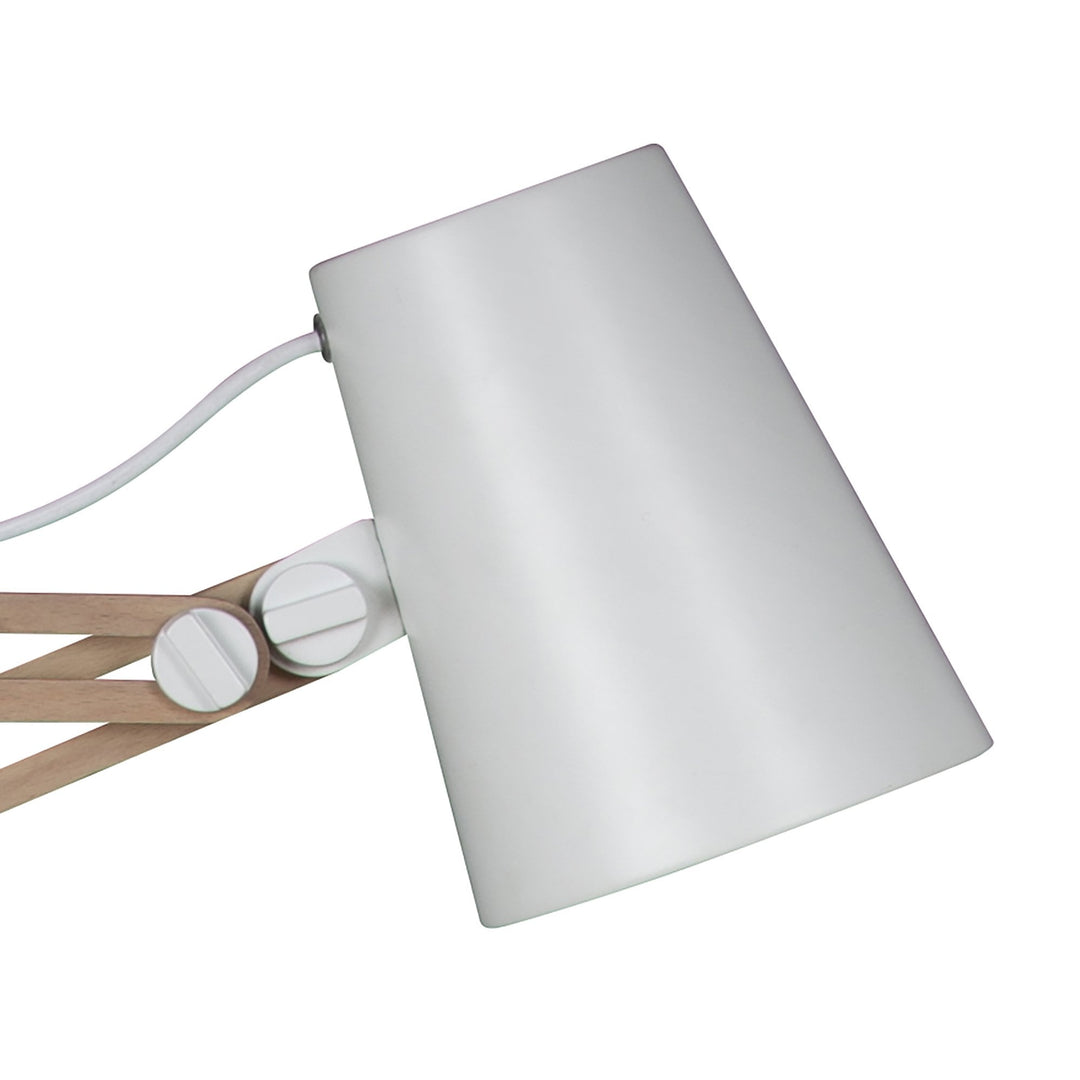 Mantra M3774 Looker Floor Lamp 1 Light Matt White