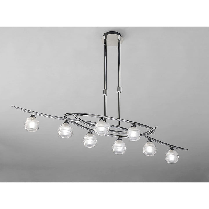 Mantra M1800 Loop Pendant 8 Light Polished Chrome