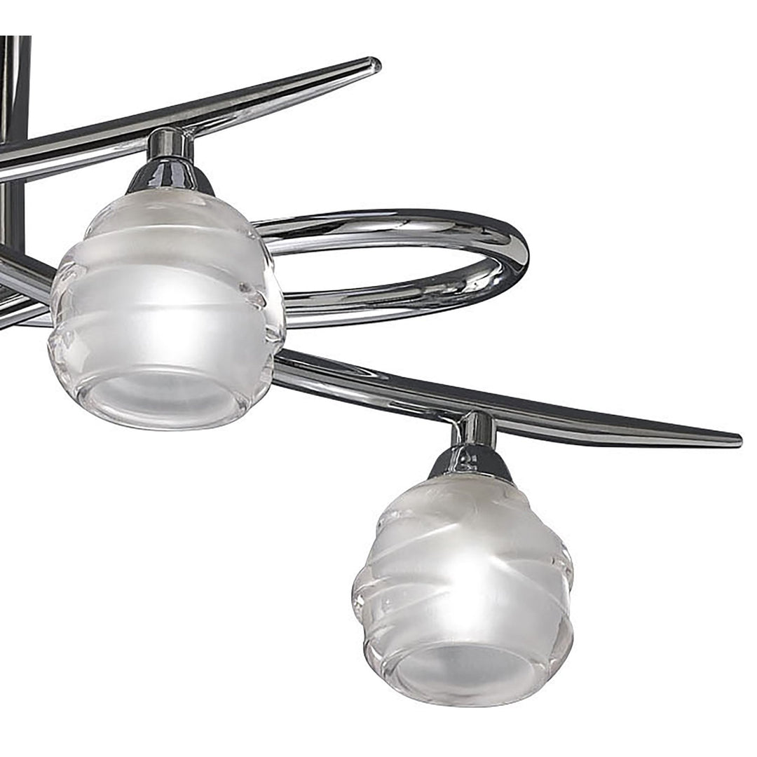 Mantra M1803 Loop Ceiling 4 Light Polished Chrome