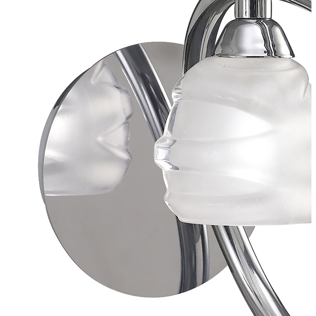 Mantra M1806/S Loop Switched Wall Light 1 Light Polished Chrome