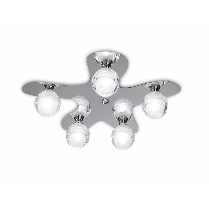 Mantra M1809 Loop Ceiling 5 Light Polished Chrome