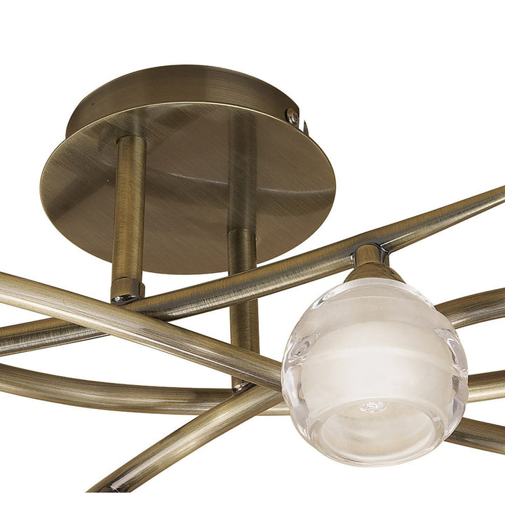 Mantra M1823 Loop Ceiling 4 Light Antique Brass