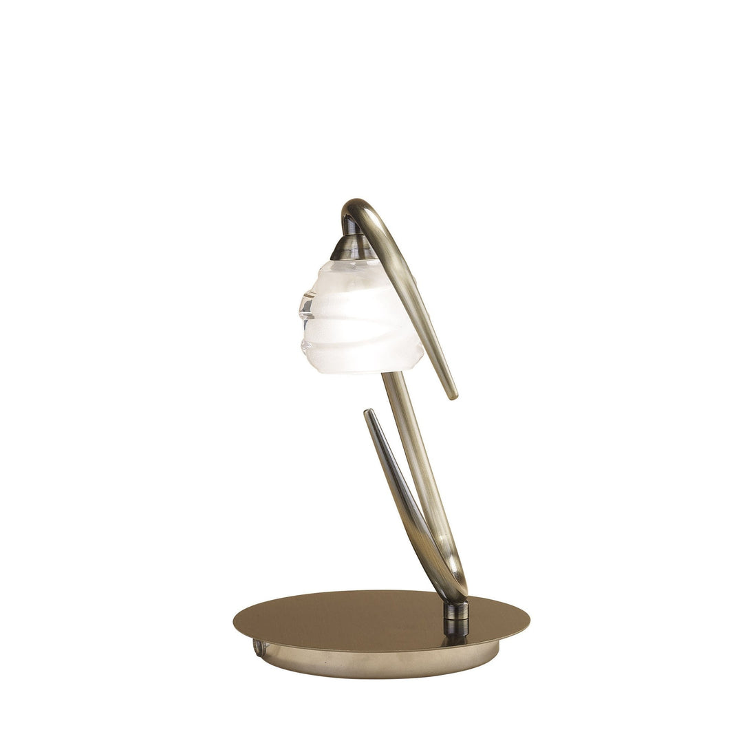 Mantra M1827 Loop Table Lamp 1 Light Antique Brass