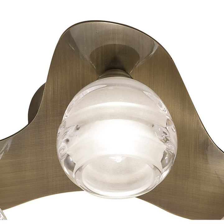 Mantra M1828 Loop Ceiling 3 Light Antique Brass