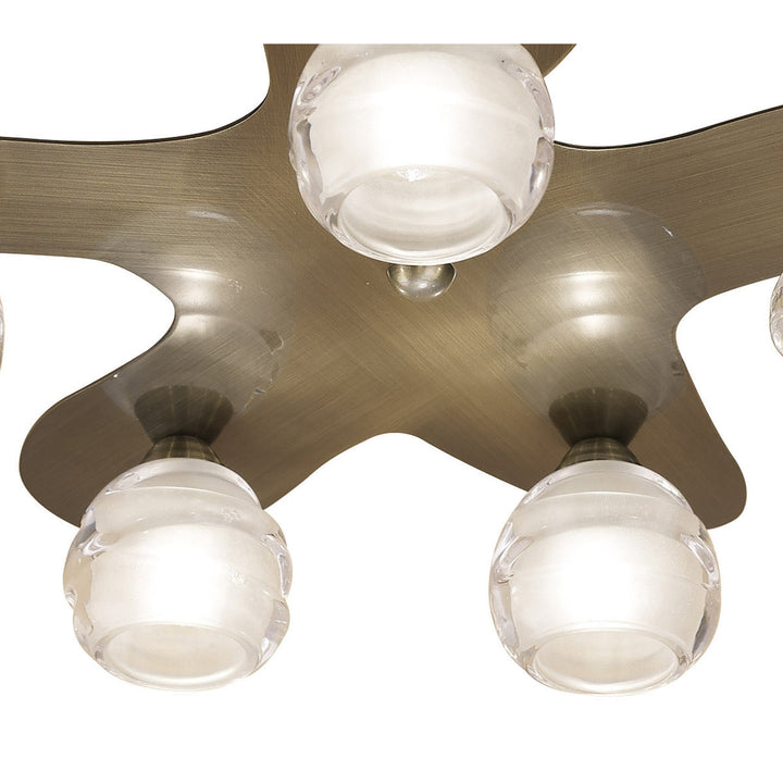 Mantra M1829 Loop Ceiling 5 Light Antique Brass