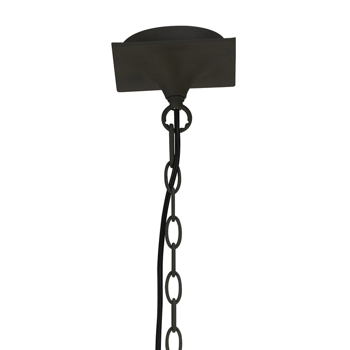 Mantra M3680 Lua Pendant 2 Arm 4 Light Ash Grey