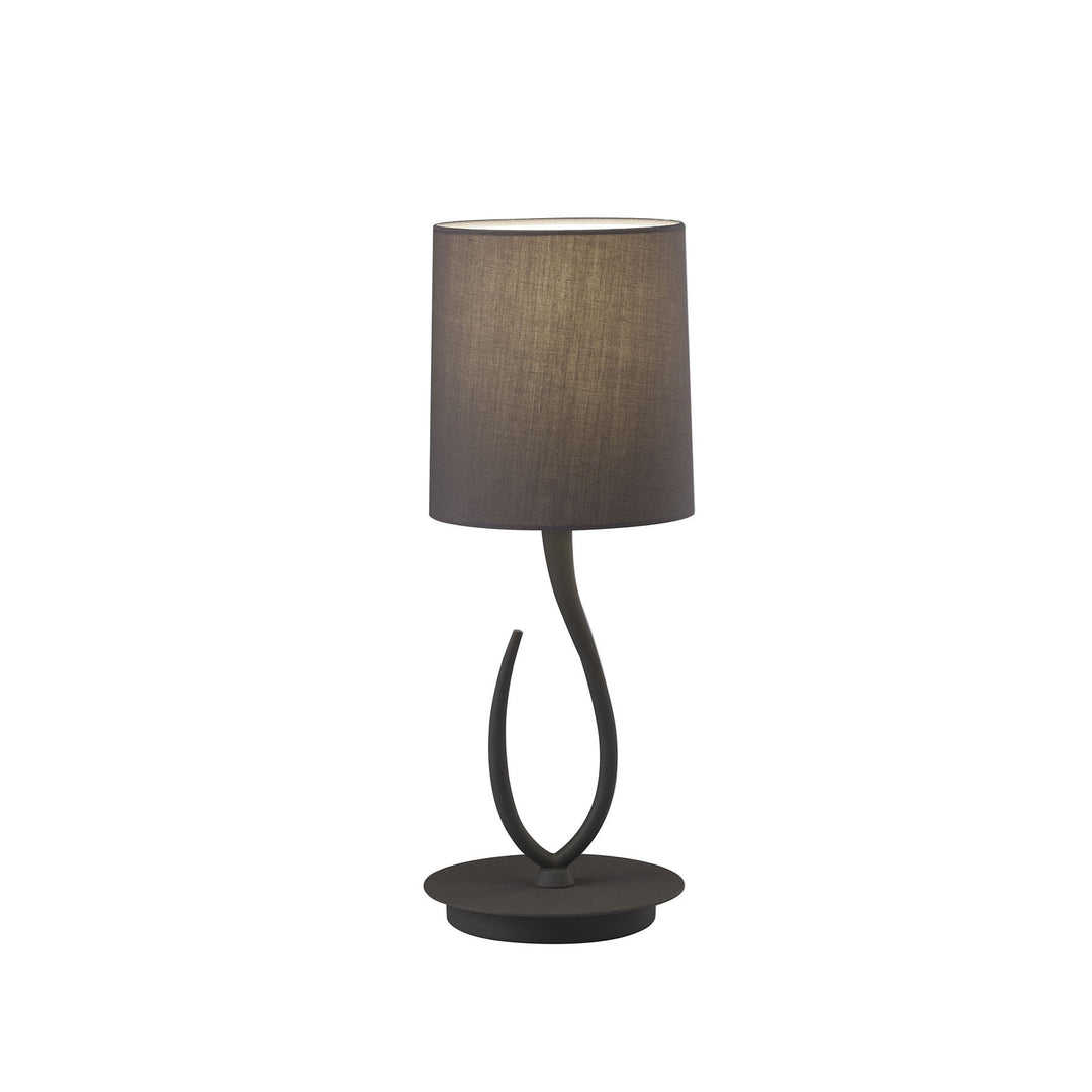 Mantra M3682 Lua Table Lamp 1 Light Small Ash Grey