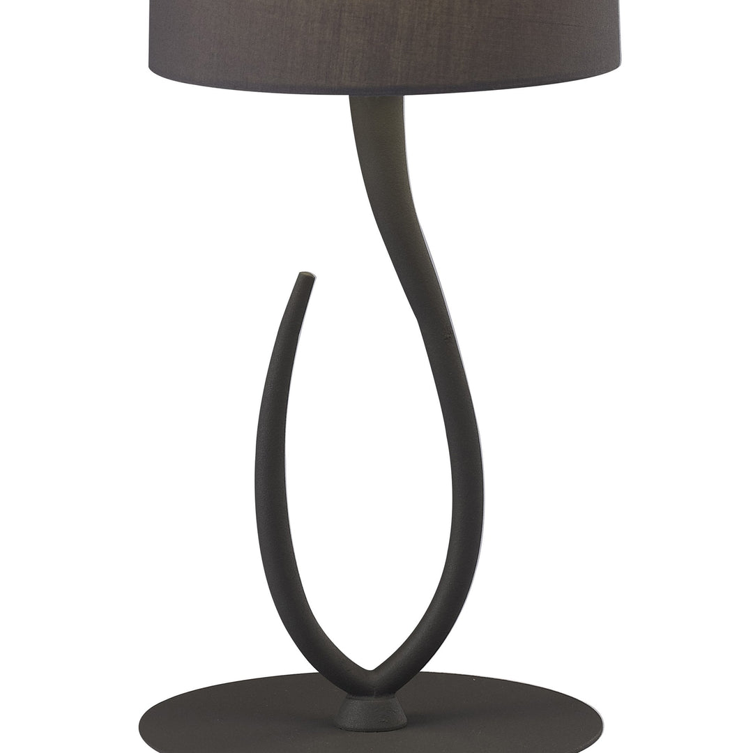 Mantra M3682 Lua Table Lamp 1 Light Small Ash Grey