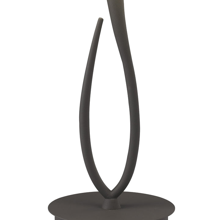 Mantra M3688 Lua Table Lamp 1 Light Large Ash Grey