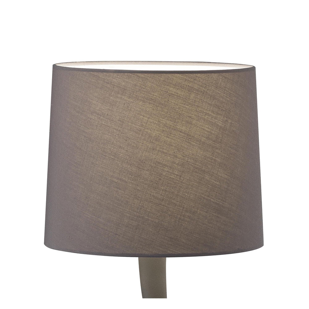 Mantra M3688 Lua Table Lamp 1 Light Large Ash Grey