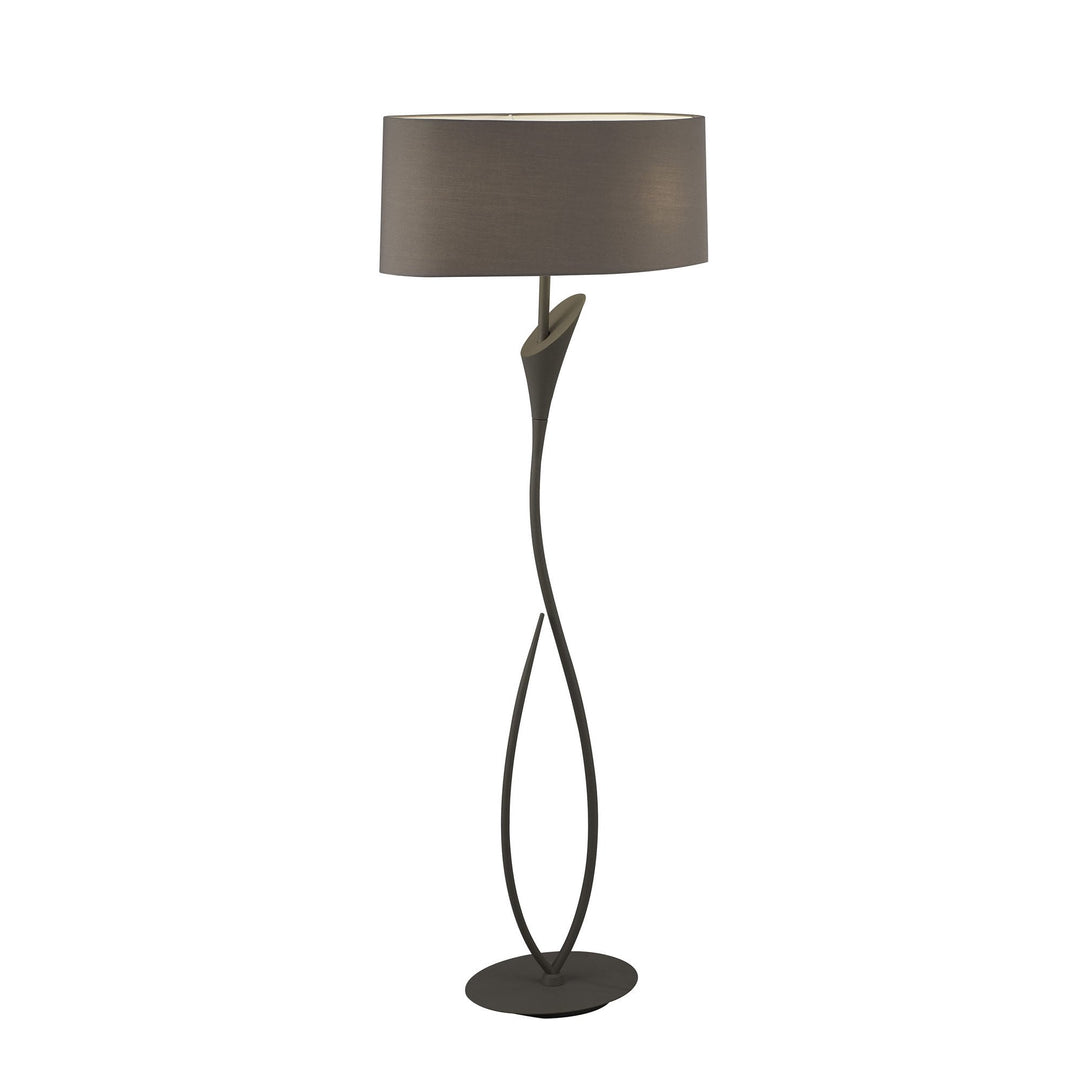 Mantra M3689 Lua Floor Lamp 2 Light Ash Grey