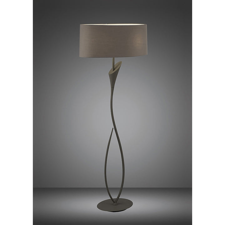 Mantra M3689 Lua Floor Lamp 2 Light Ash Grey