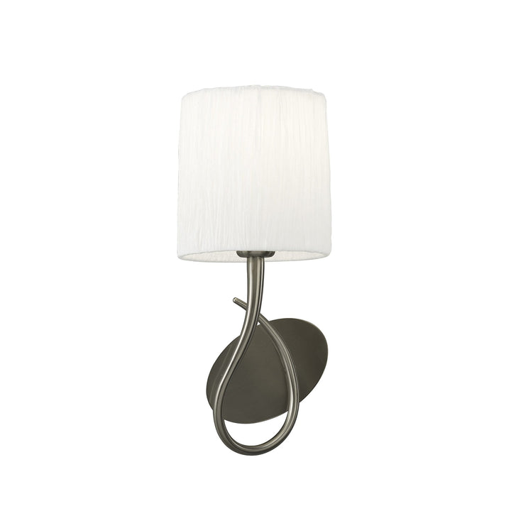 Mantra M3701/S Lua Wall Lamp Switched 1 Light Satin Nickel