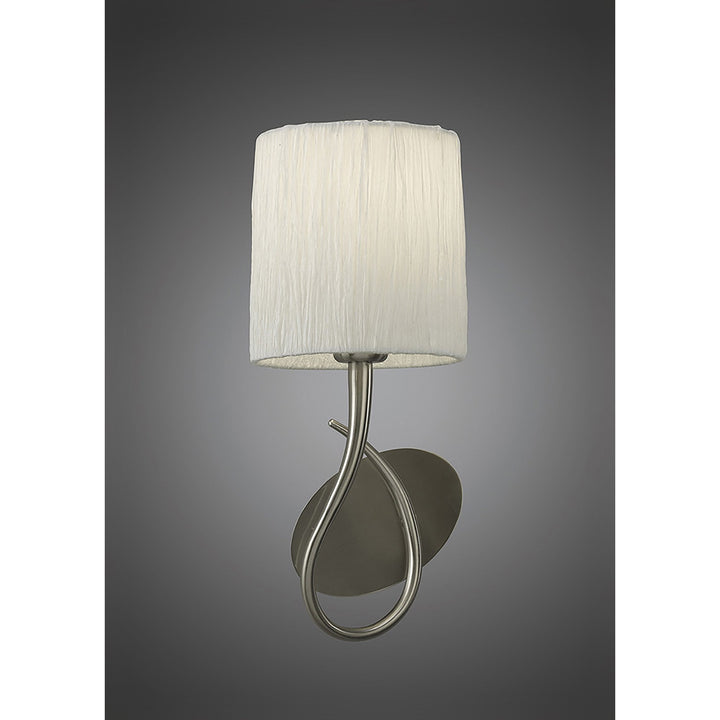 Mantra M3701/S Lua Wall Lamp Switched 1 Light Satin Nickel