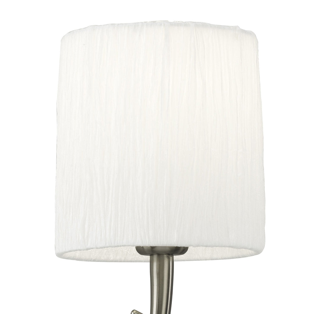 Mantra M3701/S Lua Wall Lamp Switched 1 Light Satin Nickel