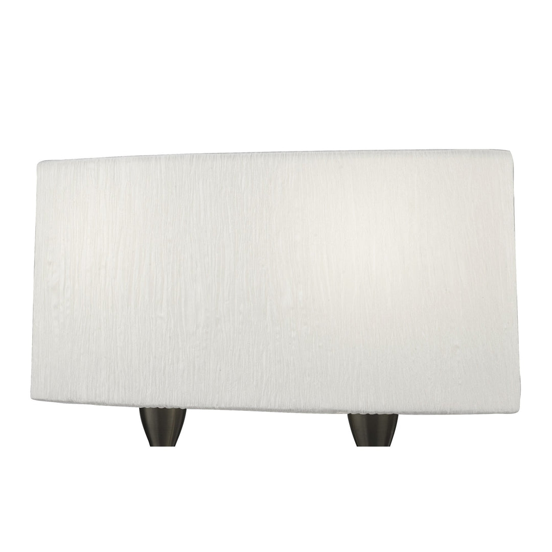 Mantra M3703 Lua Table Lamp 2 Light Satin Nickel