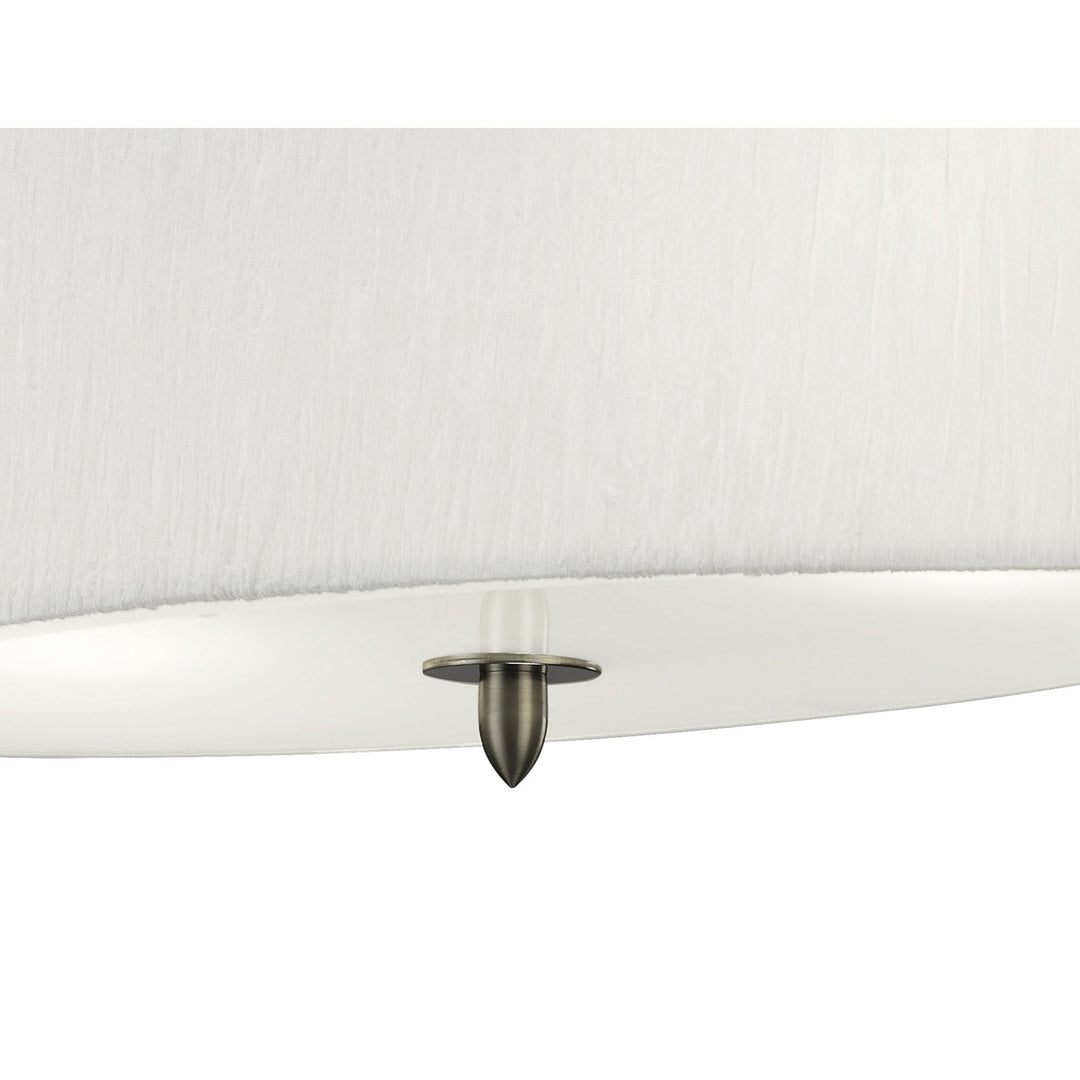 Mantra M3710 Lua Semi Ceiling 2 Light Satin Nickel