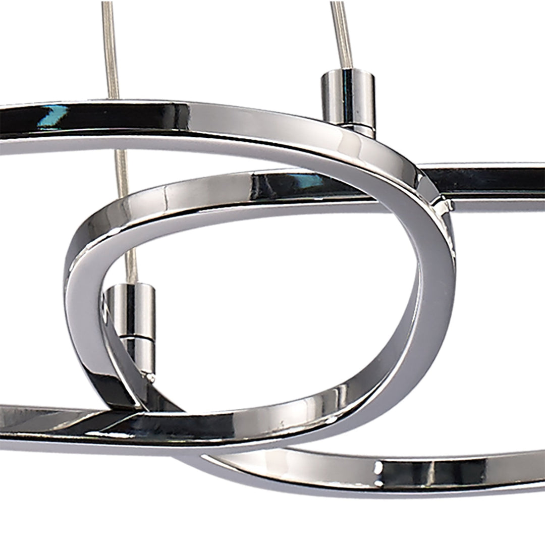 Mantra M5012 Lux Pendant 5 Light Line Polished Chrome