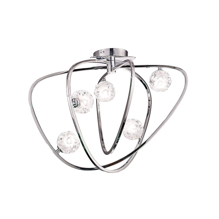 Mantra M5014 Lux Ceiling 5 Light Polished Chrome