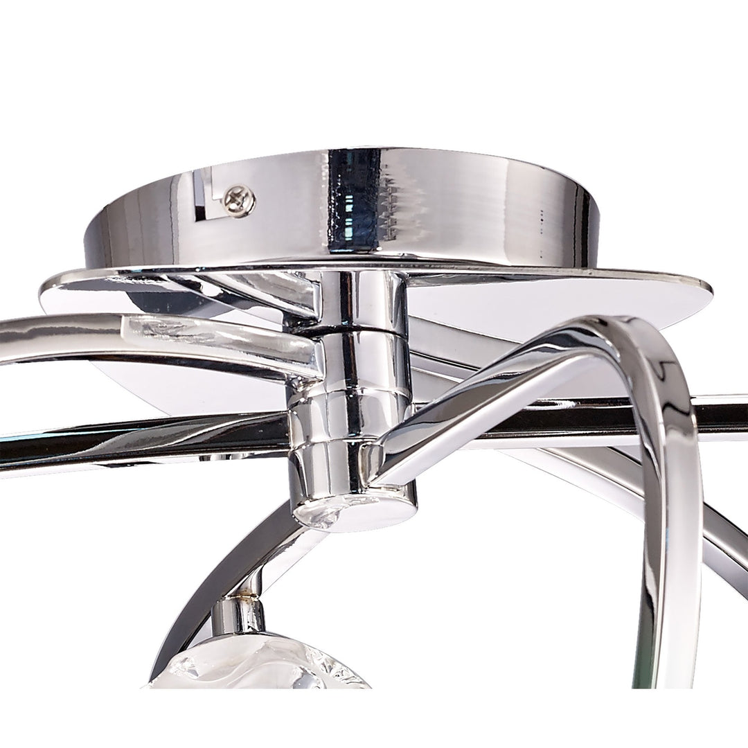 Mantra M5014 Lux Ceiling 5 Light Polished Chrome