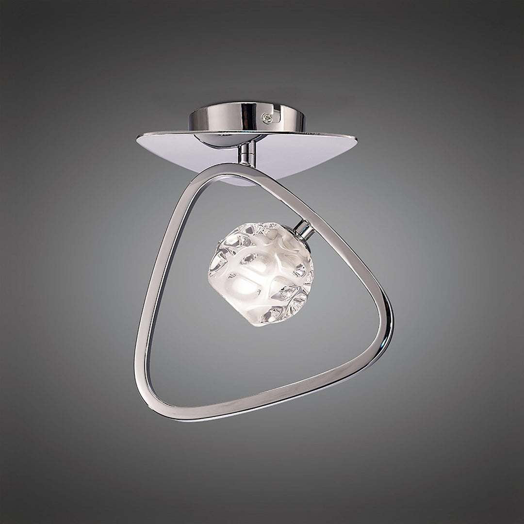 Mantra M5016 Lux Ceiling 1 Light Polished Chrome