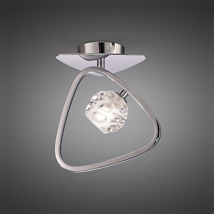 Mantra M5016 Lux Ceiling 1 Light Polished Chrome