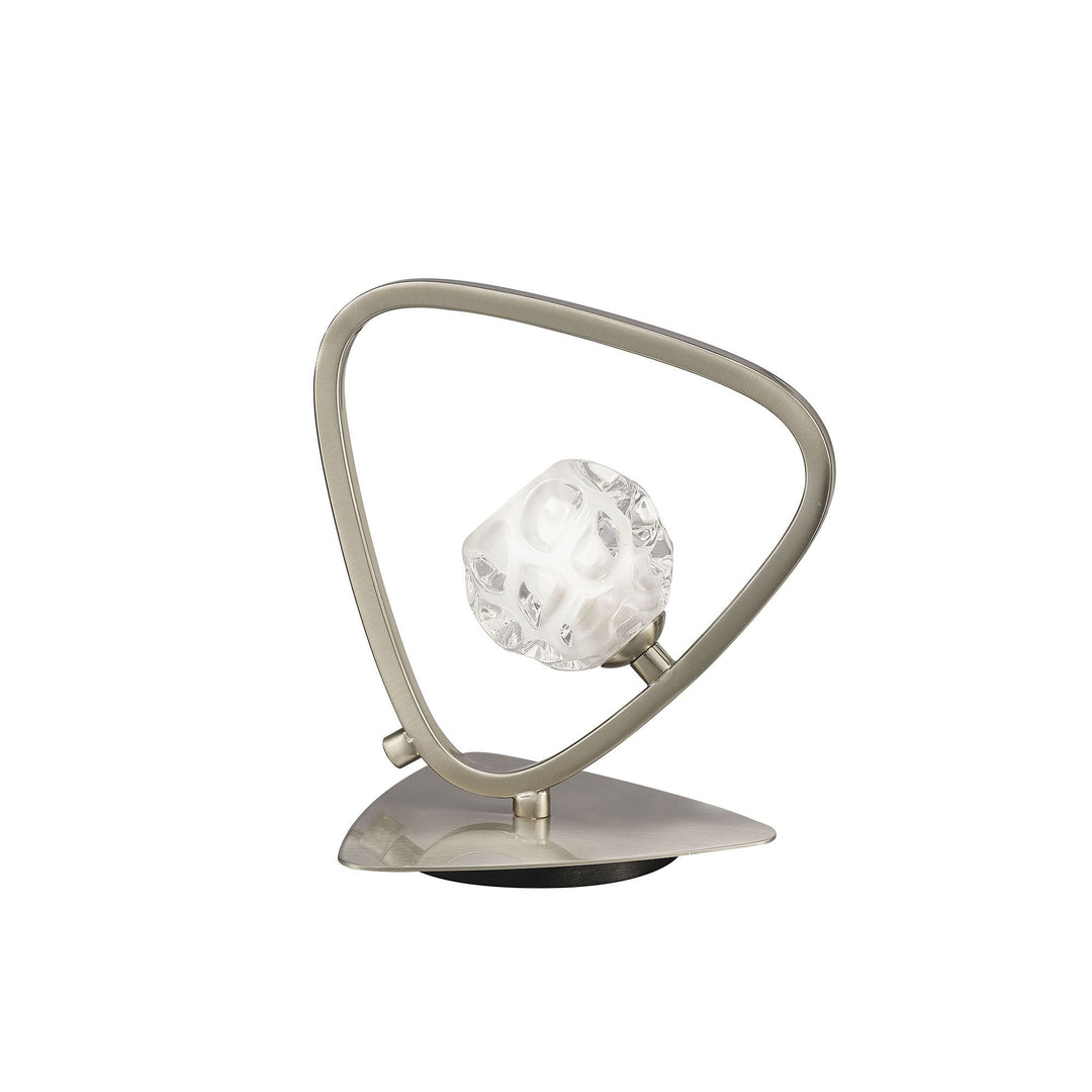 Mantra M5019 Lux Table Lamp 1 Light Polished Chrome