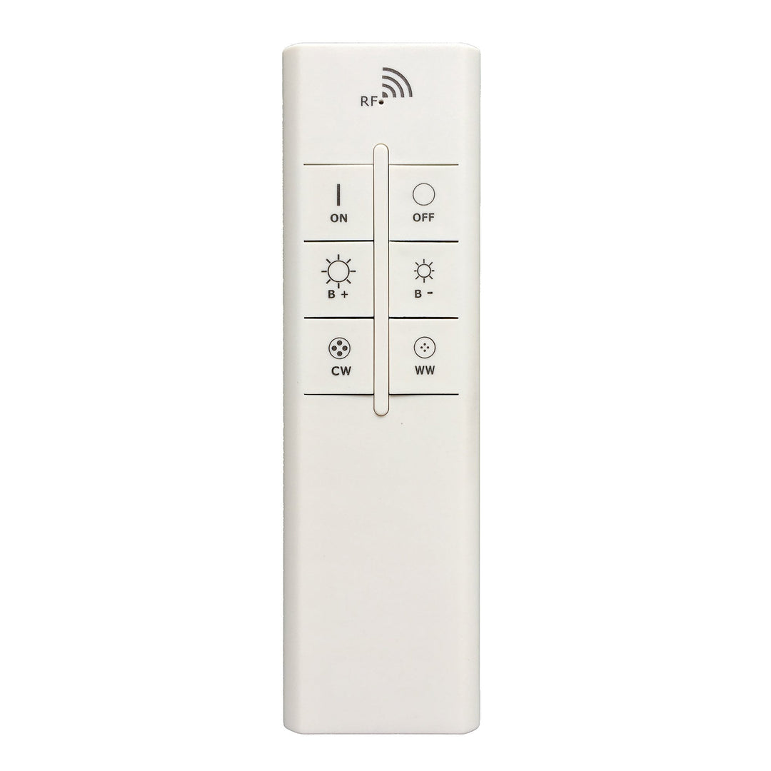 Mantra M5922 Male Flush 65cm Round 40W LED -6500K Tuneable Remote Control Chrome / White / Acrylic