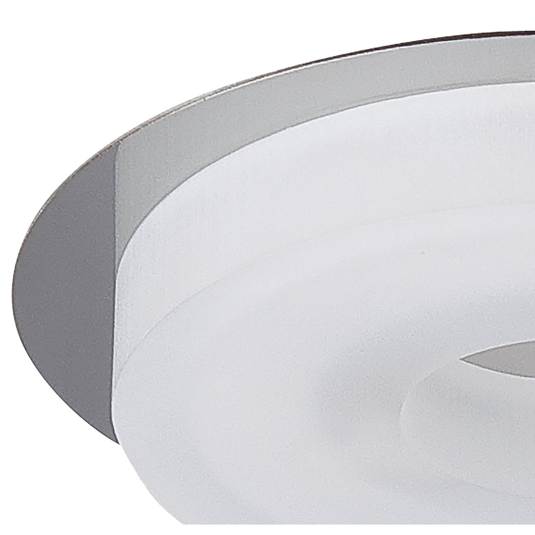 Mantra M8230/1 Marcel Recessed Down Light 6W LED Round Polished Chrome/Frosted Acrylic