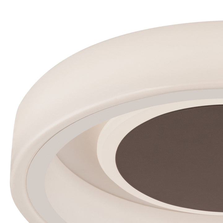 Mantra M6785 Moca Flush 36cm Round 30W LED White / Mocha