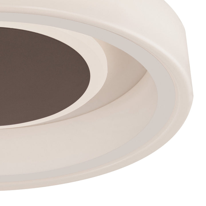 Mantra M6785 Moca Flush 36cm Round 30W LED White / Mocha