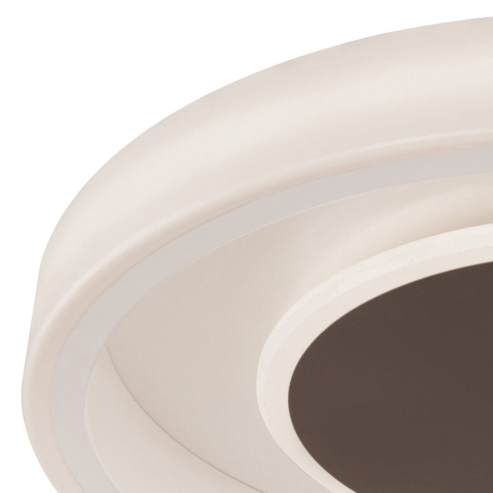 Mantra M6787 Moca Flush 50cm Round 40W LED White / Mocha