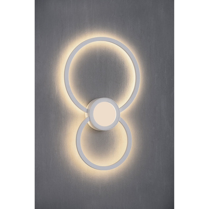 Mantra M6230 Mural Wall Lamp Circles 24W White