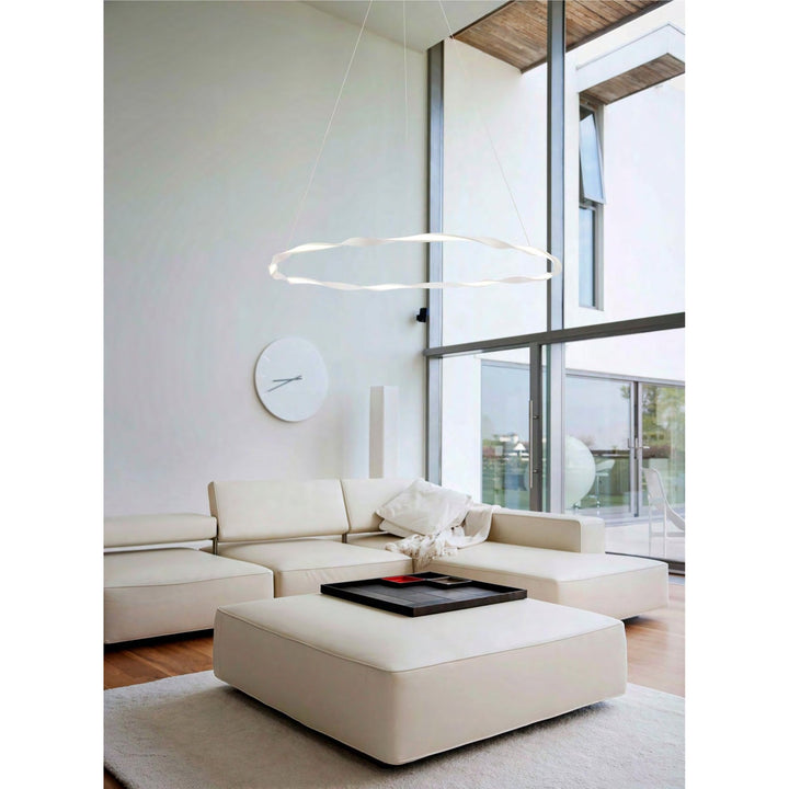 Mantra M6575 Madagascar Floor Lamp LED Sand White